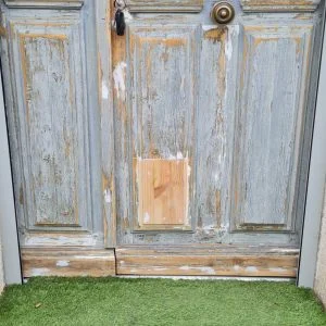 Bas de porte avant peinture