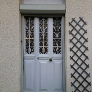 Porte après mise en peinture